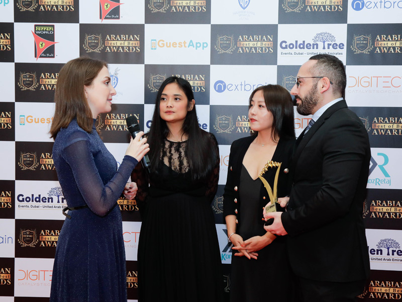 World Technology Awards trophy presentation